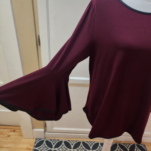 MSK Women's Butterfly 3/4 Sleeve Tunic - Picture 6 of 8